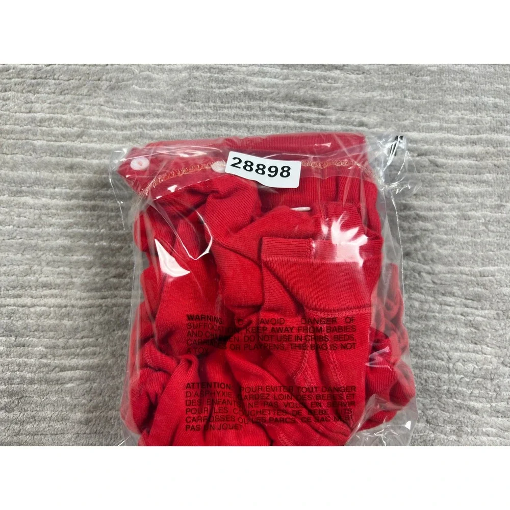 Unbranded Union Suit Mens M Red Thermal Long John One Piece Button Front Flap